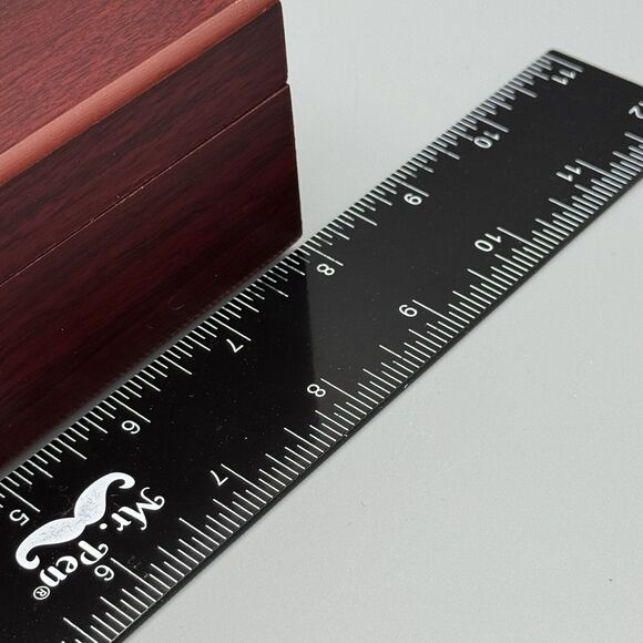 Vtg In Loving Memory Wood Keepsake Trinket Photo Memorial Box Home Accent Decor - Picture 7 of 11